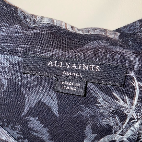 ALLSAINTS SHIRT DRESS *BRAND NEW NEVER WORN* 🖤🤍🖤🤍 - Picture 2 of 5